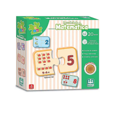 Jogo Em Madeira Be A Ba Descobrindo A Matemática 20 Pcs