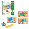 Jogo Em Madeira Crescer - Pega Pompom 6 Figuras