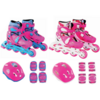Kit Patins Mini Travessos Ajustável Tamanho 35 ao 38