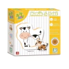Jogo Em Madeira Be A Ba - Mamãe Bebe - 12 Pcs