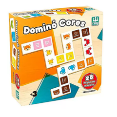 Mad. Dominó Em Cores 28 Pçs