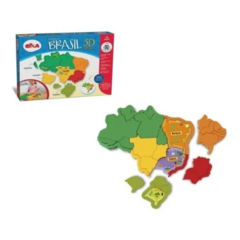 Mapa Do Brasil 3D Plastico na internet