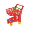 Carrinho Supermercado Infantil Market Vermelho - Magic Toys