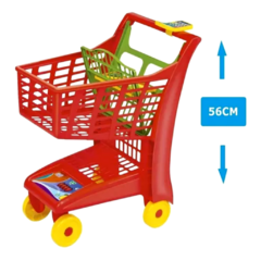 Carrinho Supermercado Infantil Market Vermelho - Magic Toys - comprar online