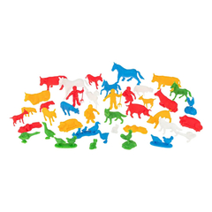 Balde Animais da Fazendinha Sortidos 40 peças Gulliver 1012 - comprar online