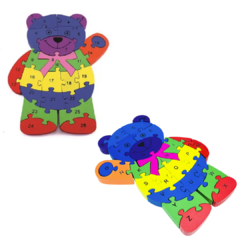 Quebra Cabeça Mdf - Urso 10mm