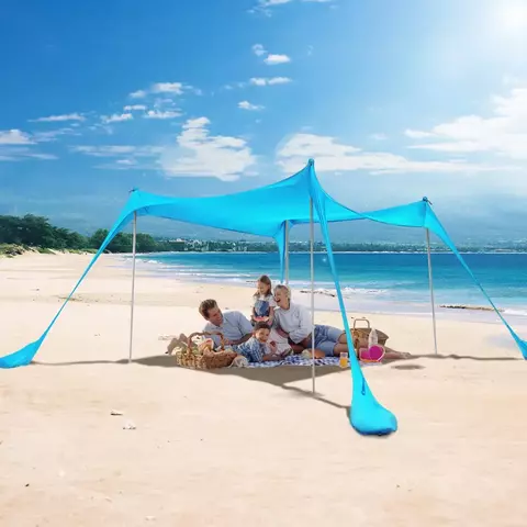 Gazebo Playero Tela Uv 3 X 3 Super Facil De Armar Aire Libre
