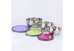 kit Bowls x3 vianda de acero con tapa - comprar online