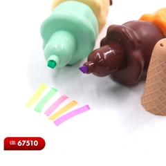 Resaltador con forma de Cono de Helado. en internet