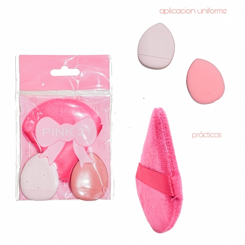 ESPONJA X3 PINK 21