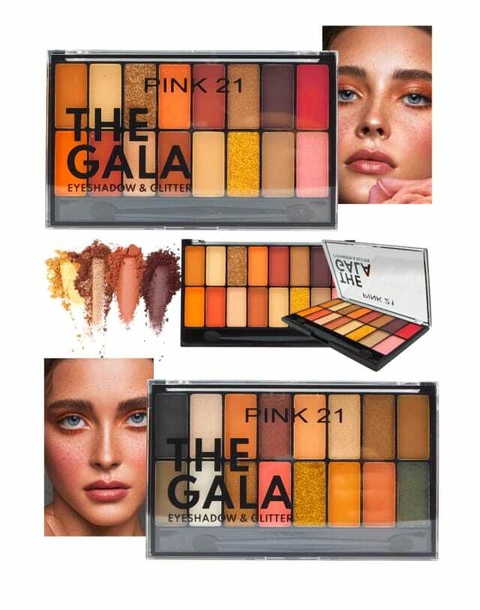 Paleta de Sombras & Glitter "THE GALA" / PINK 21