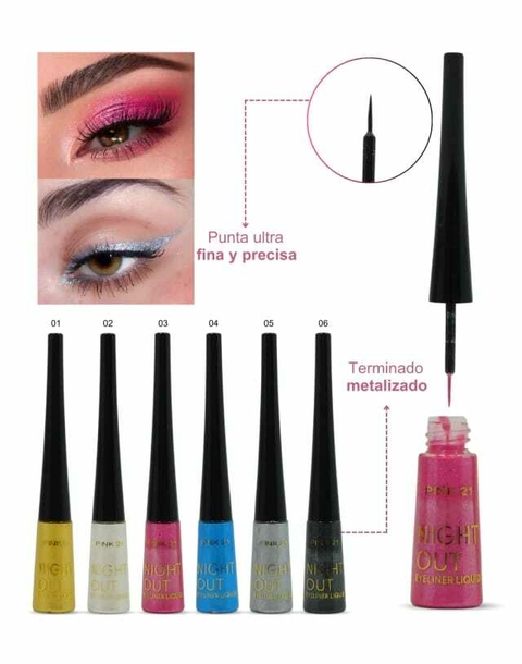 Eyeliner Liquid NIGHT OUT / PINK 21