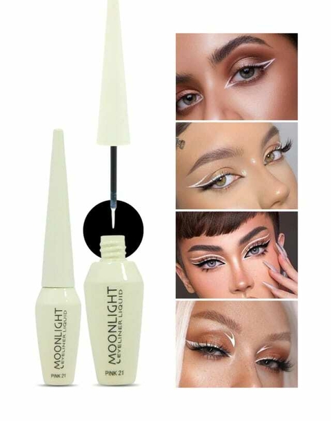 Delineador Liquido Blanco "MOONLIGTH" / PINK 21