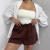 SHORTS LINHO MARROM - comprar online