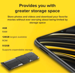 Xiaomi Poco M3 4GB+128GB Versão Global (Yellow) na internet
