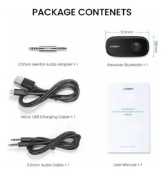 Imagem do Ugreen Bluetooth 5.0 Receptor Audio Carro Microfone Aptx