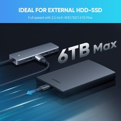 Hub Ugreen Adaptador Usb Tipo C 4p Usb 3.0 Alta Velocidade - MC IMPORTS