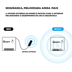 Sonoff Mini R2 - Nova versão do Interruptor Wifi - Automação Residencial - Three Way - MC IMPORTS