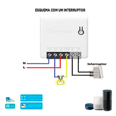 Sonoff Mini R2 - Nova versão do Interruptor Wifi - Automação Residencial - Three Way na internet