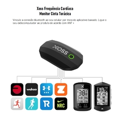 Cinta Cardiaca Xoss Bike Bluetooth - MC IMPORTS