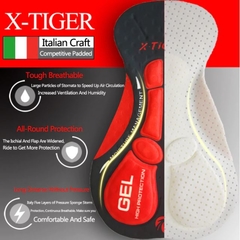 Bretelle Ciclismo Bike Forro Gel 5d Italiano X-tiger na internet