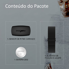Cinta Cardiaca Magene Bike Bluetooth na internet