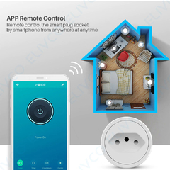 Tomada Inteligente Wifi Smart 16a App Alexa Google Home na internet