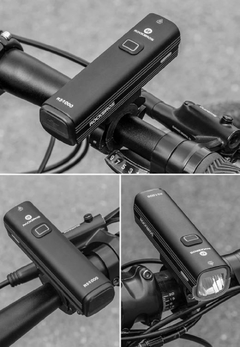 Farol Rockbros Bike 1000 Lumens Recarregavel Powerbank 5 Modos