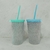 Vaso Glitter Tapa Chata - comprar online