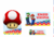 Etiqueta Escolar Super Mario