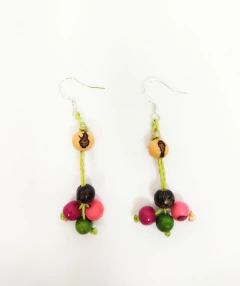 Colar e Brinco de Semente de Açaí - Cód 065.014 - comprar online