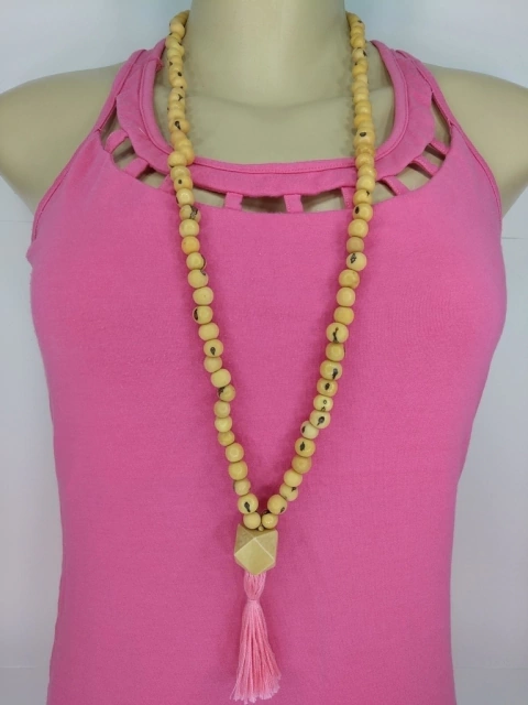 Colar Japamala 108 contas Ho'oponopono - Cód 056.005