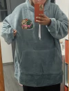 sudadera con bordado BKDK