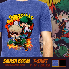 SMASH BOOM!! - Azul - Playera