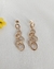 Brinco Grande Elos com Brilhantes - Hipoalergênico - 2 vezes mais ouro - comprar online