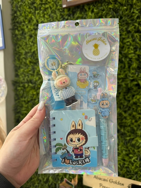 Kit Presente Labubu Azul - comprar online