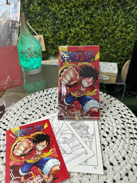 Cards Colorir One Piece - comprar online