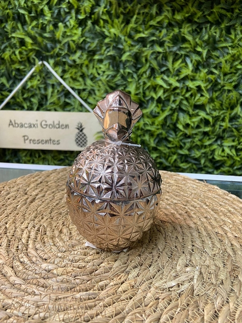 Abacaxi Porta Joias Rose Gold