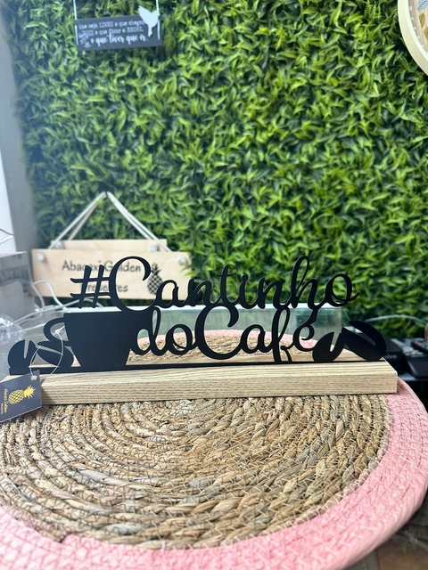 Placa Cantinho do Café
