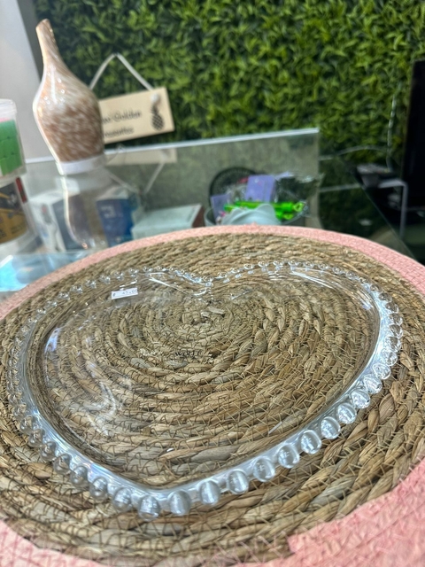Prato Coração Cristal