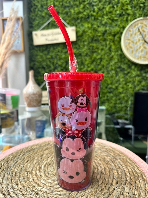 Copo Canudo Gelo Mickey