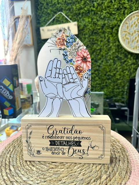 Placa Gratidão é Reconhecer