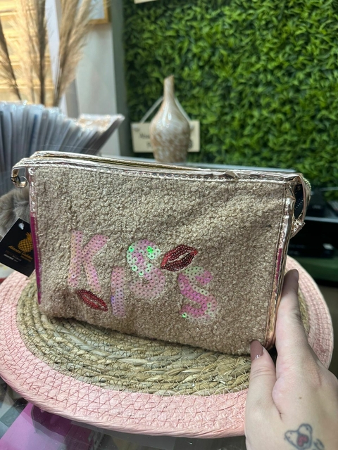 Necessaire Kiss Marrom