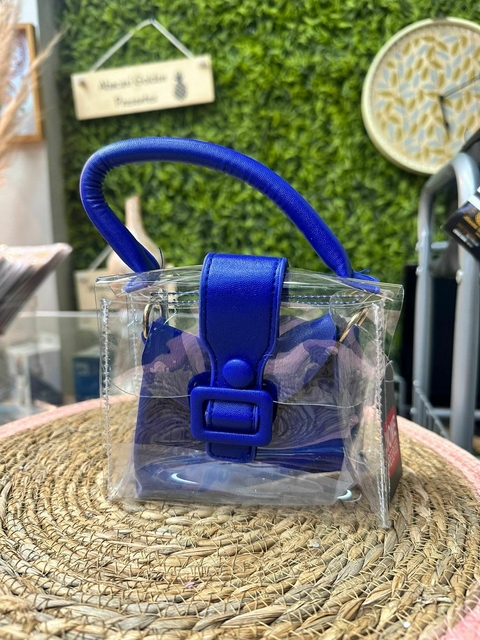Bolsa Azul Transparente