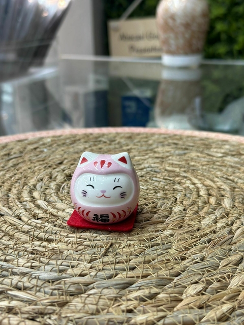 Mini Gato da Sorte Rosa
