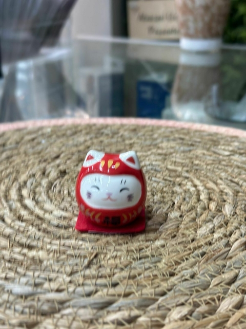 Mini Gato da Sorte Vermelho