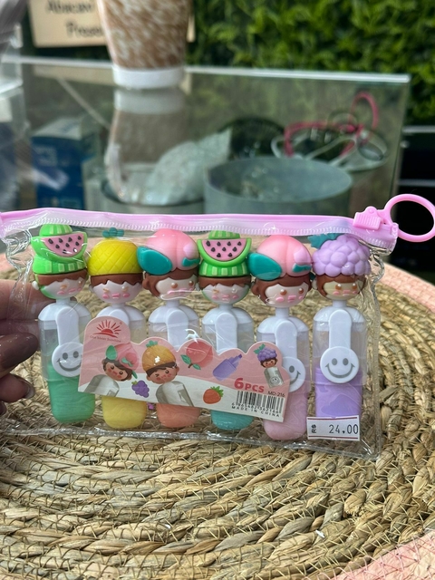 Kit Marca Texto Frutas