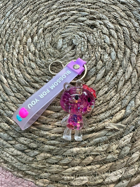 Chaveiro Fofo Hello Kitty Transparente