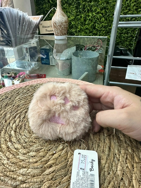 Chaveiro Pelúcia Pata