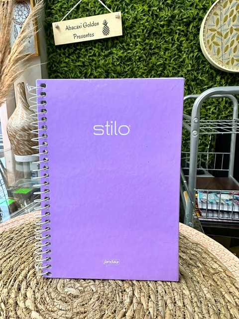 Caderno Stilo Lavanda